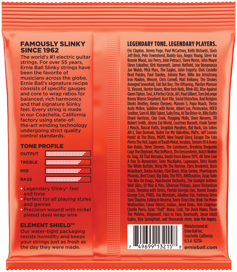 Ernie Ball 3215 Skinny Top Heavy Bottom 3 Pack