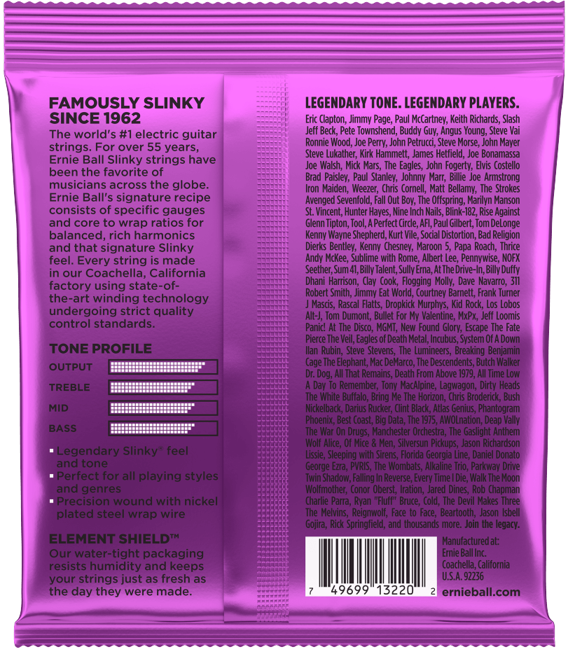 Ernie Ball 3220 Power Slinky Strings 3 Pack