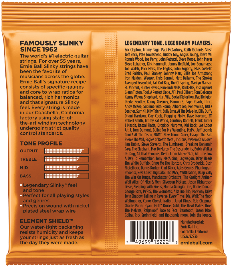 Ernie Ball 3222 Hybrid Slinky 3 Pack