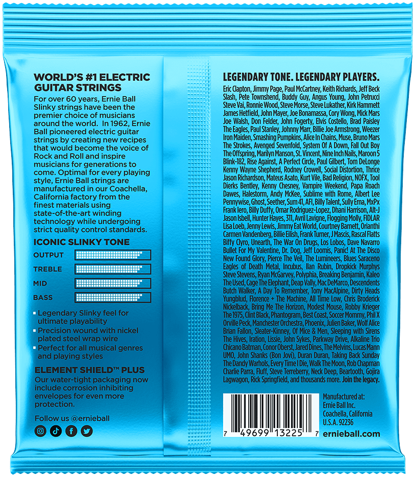 Ernie Ball 3 Pack Extra Slinky .008 - .038