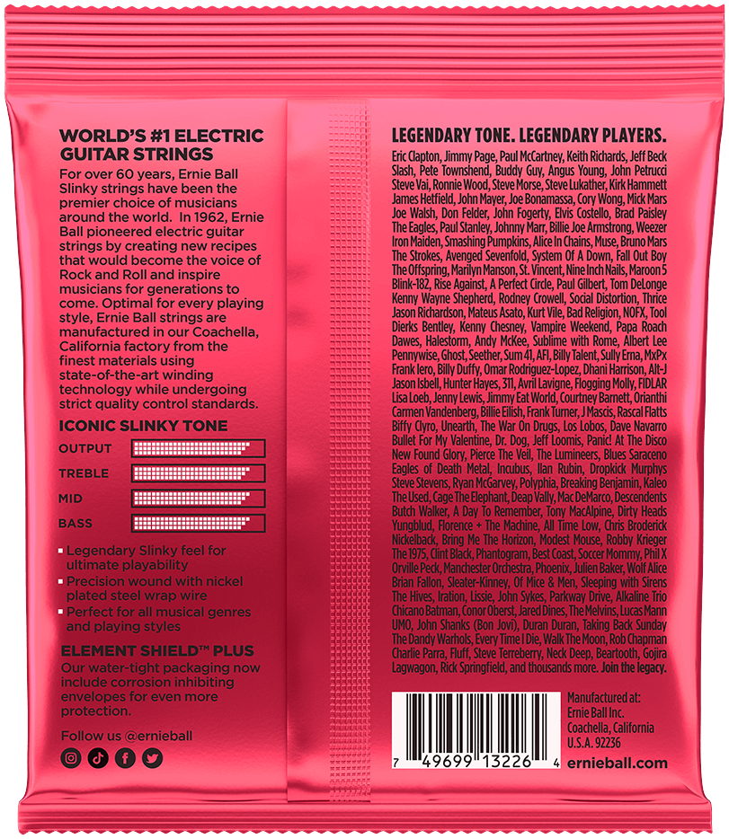 Ernie Ball Burly Slinky 3 Pack 11 - 52