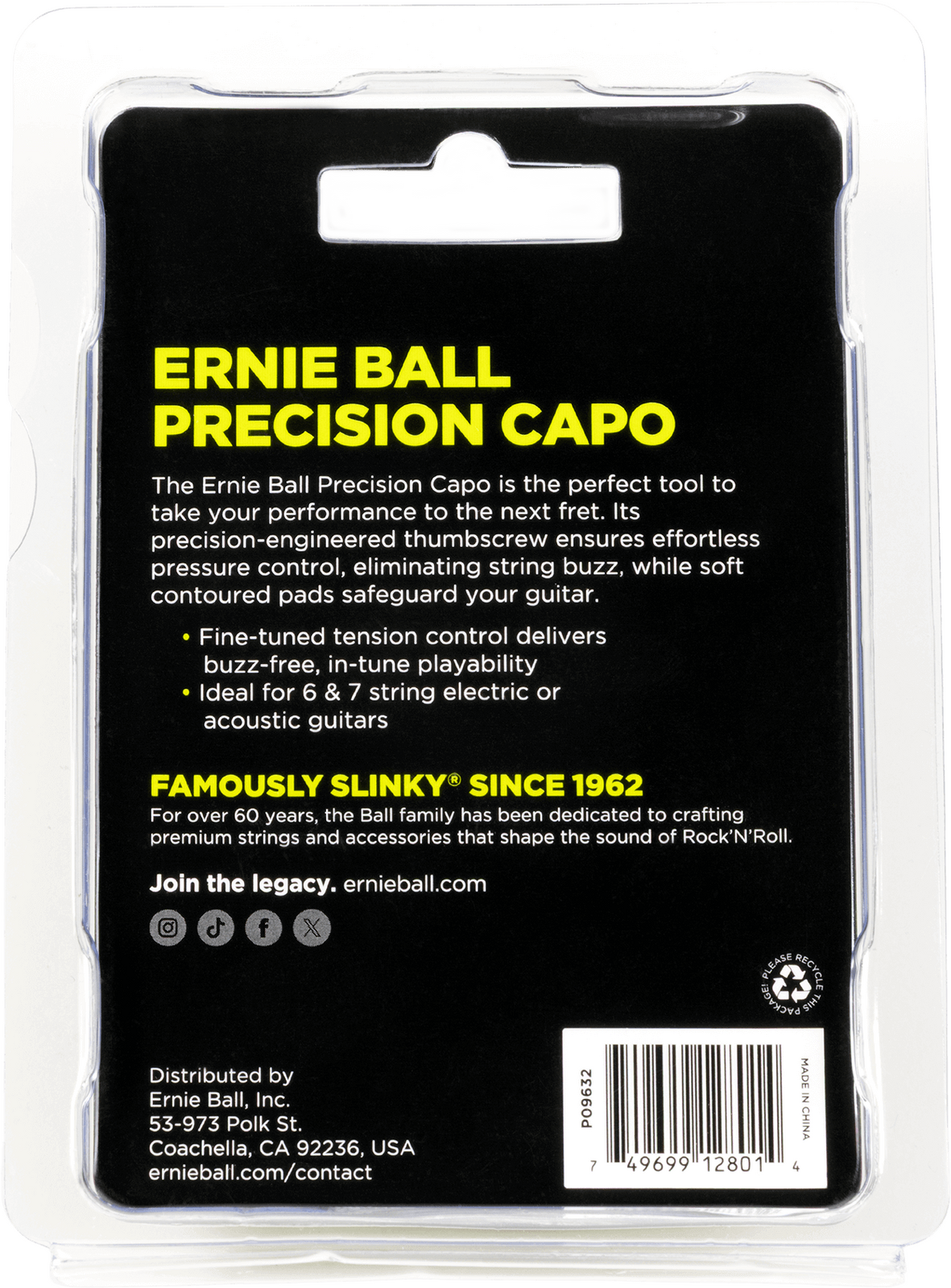 Ernie Ball Precision Capo Bronze