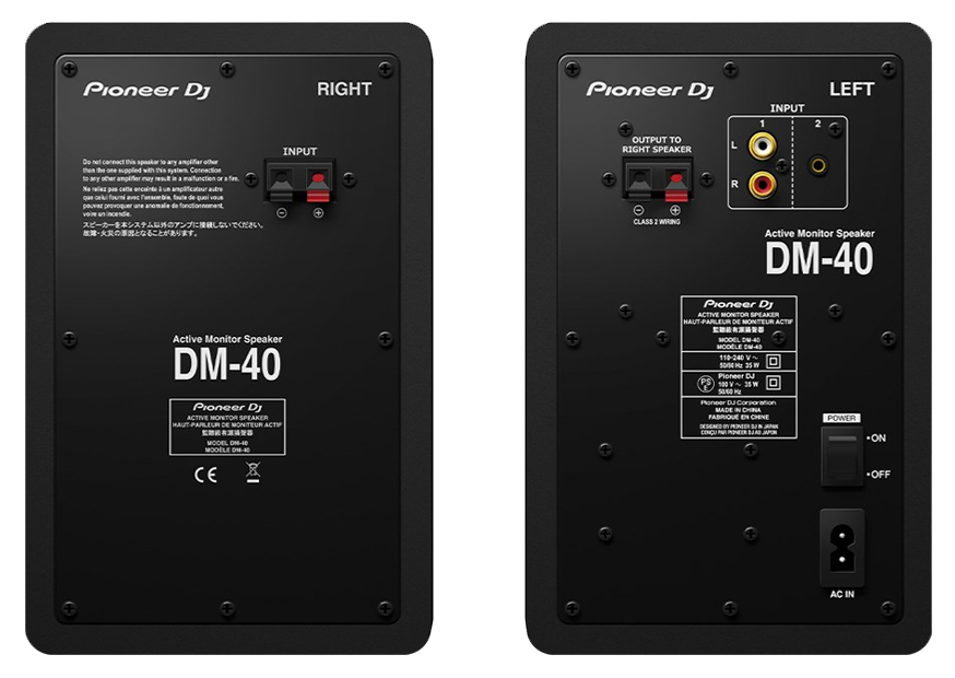 Pioneer DM-40 4" Compact Monitor Speaker (Pair)