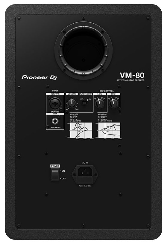 Pioneer VM-80 Active Monitor Speaker (Each)