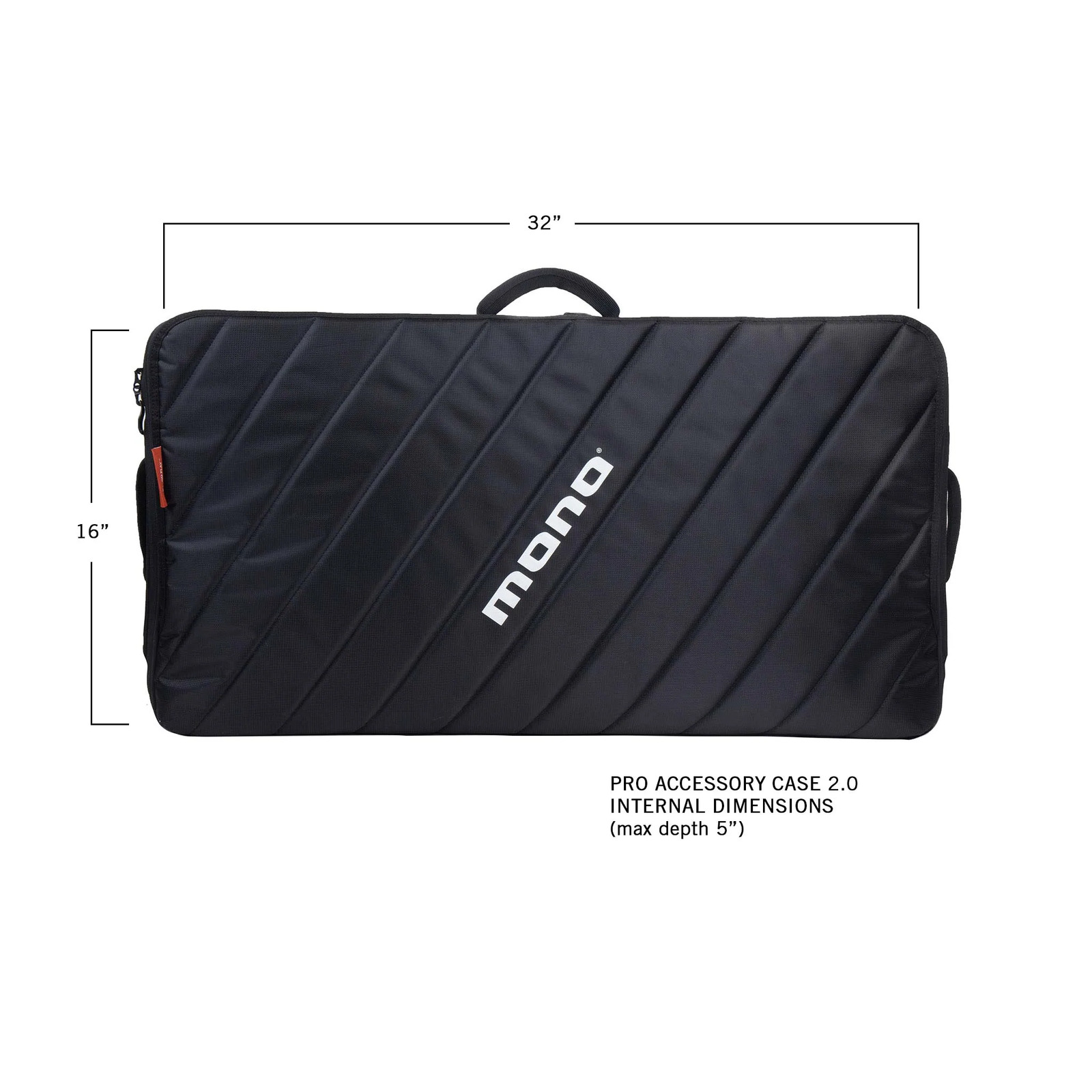 MONO Pedalboard Large & Pro Accessory Case 2.0 Black