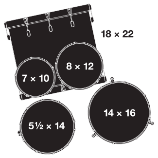 Gretsch RN2-E825-CSP Renown 5pc Shell Pack