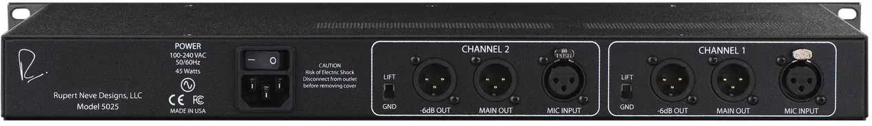 Rupert Neve Designs 5025 Shelford Dual Mic Pre