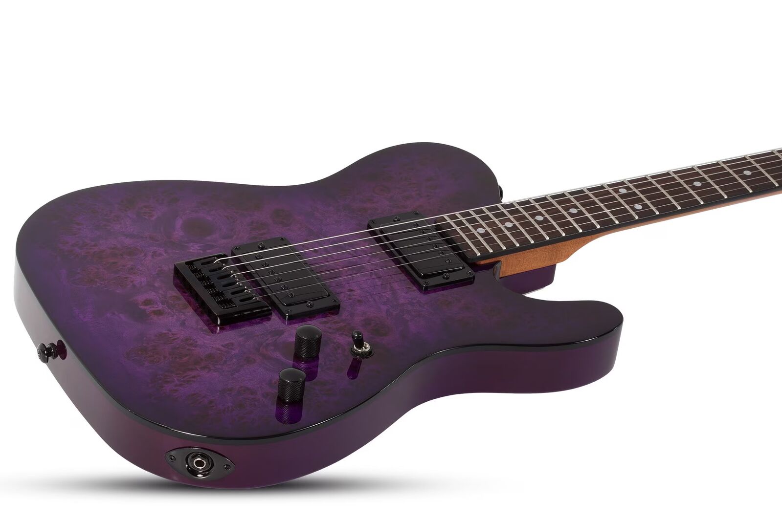 Schecter PT Standard Purple Burst Burl
