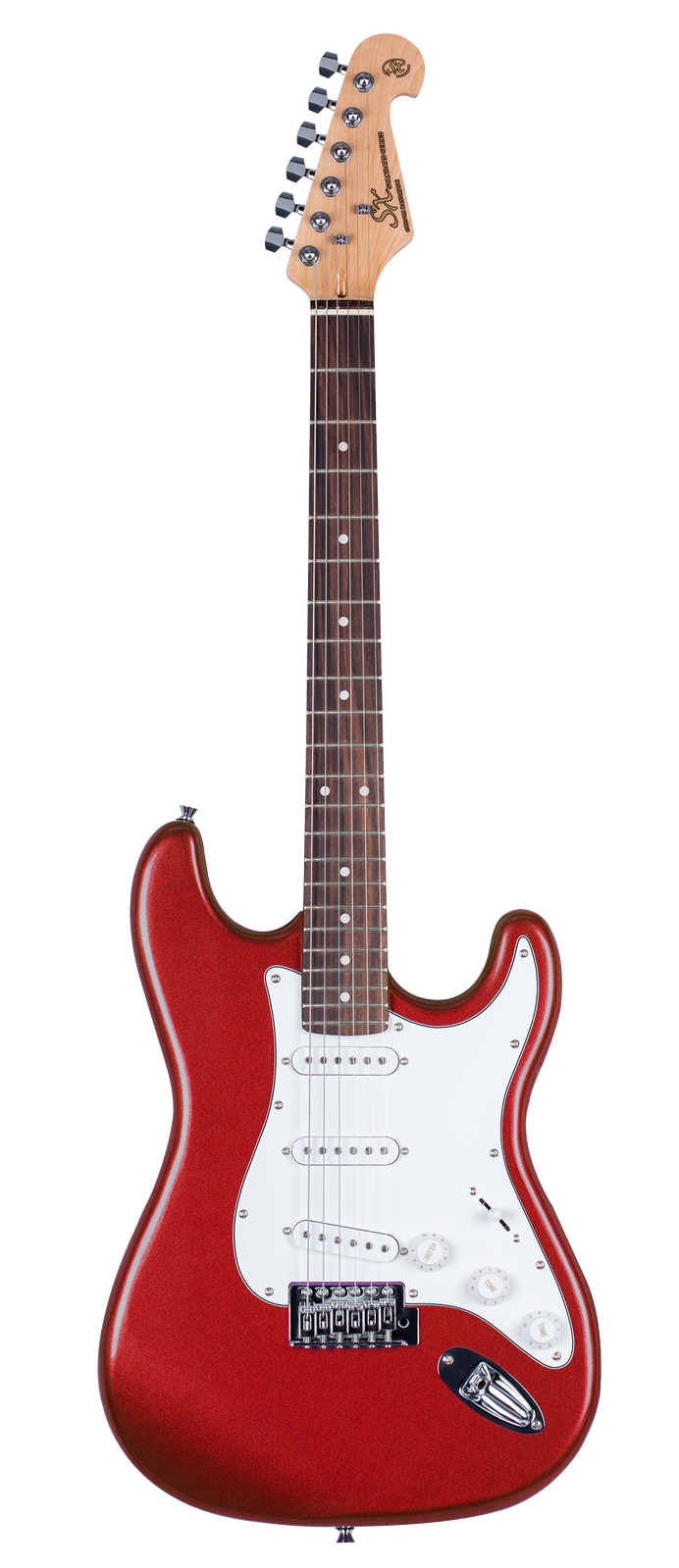 SX SE1SK Electric Guitar Pack Candy Apple Red