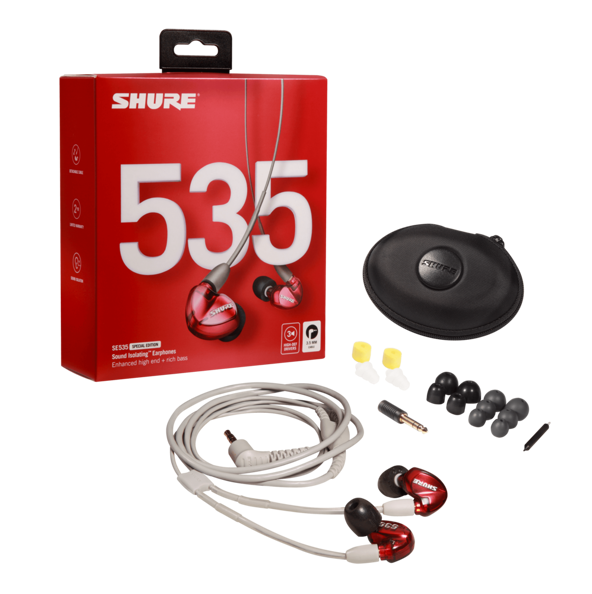 Shure SE535-RD Sound Isolating Earphones