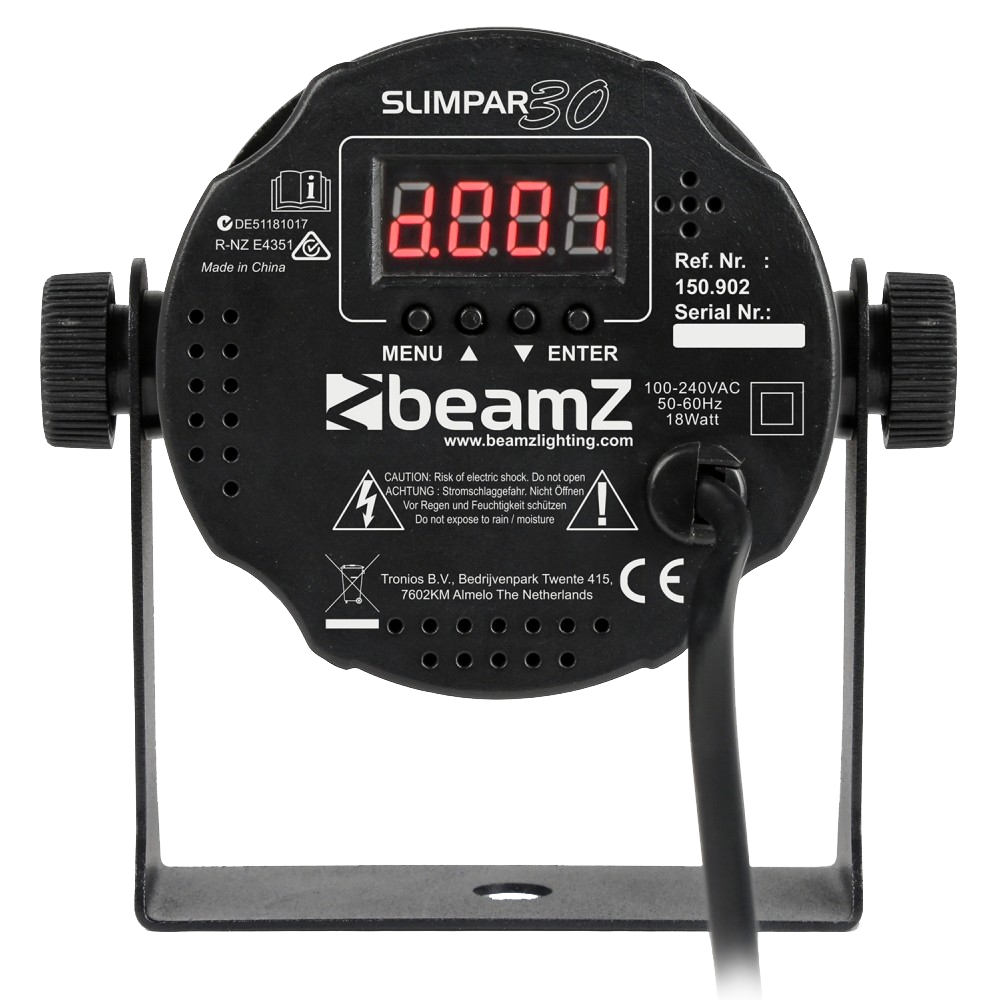 Beamz SLIMPAR30 6x3 LED Wash Light