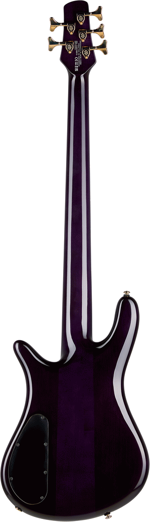 Spector Icon NS-5 Neck Through Purple Cherry