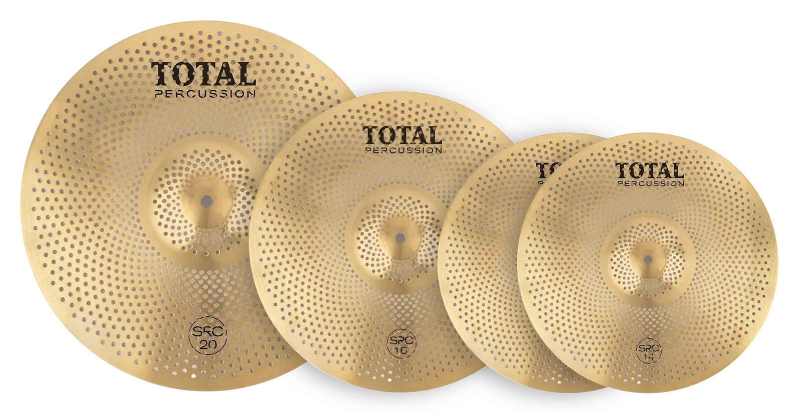 Total Percussion SRC33GD Low Volume Cymbal Set