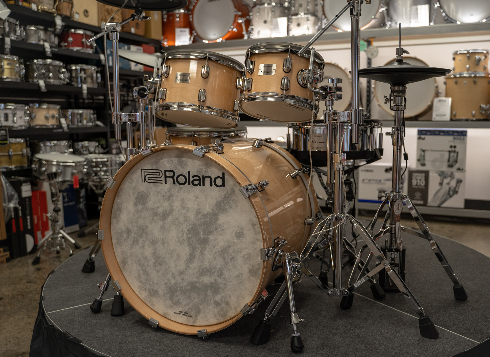 Roland VAD706 V-Drums Acoustic Design - Natural