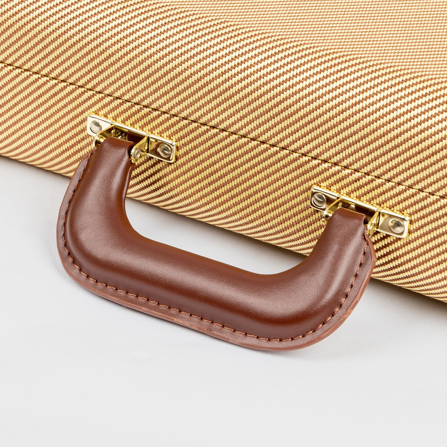 Xtreme XC610Y Electric Guitar Case - Vintage Yellow Tweed