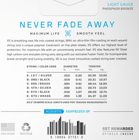 D'Addario XS 12-53 Light Set