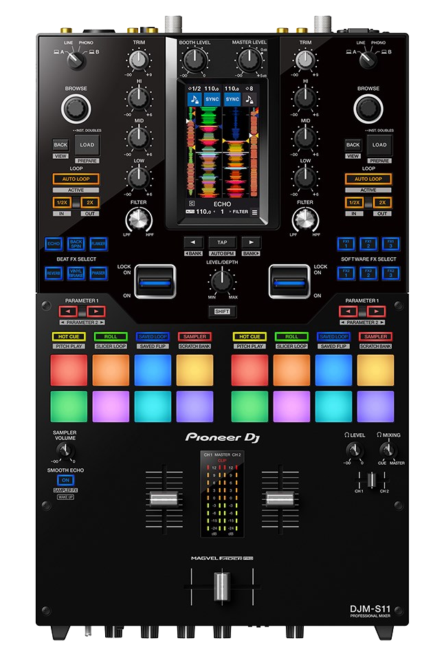 Pioneer DJMS11 2 Channel DJ Mixer