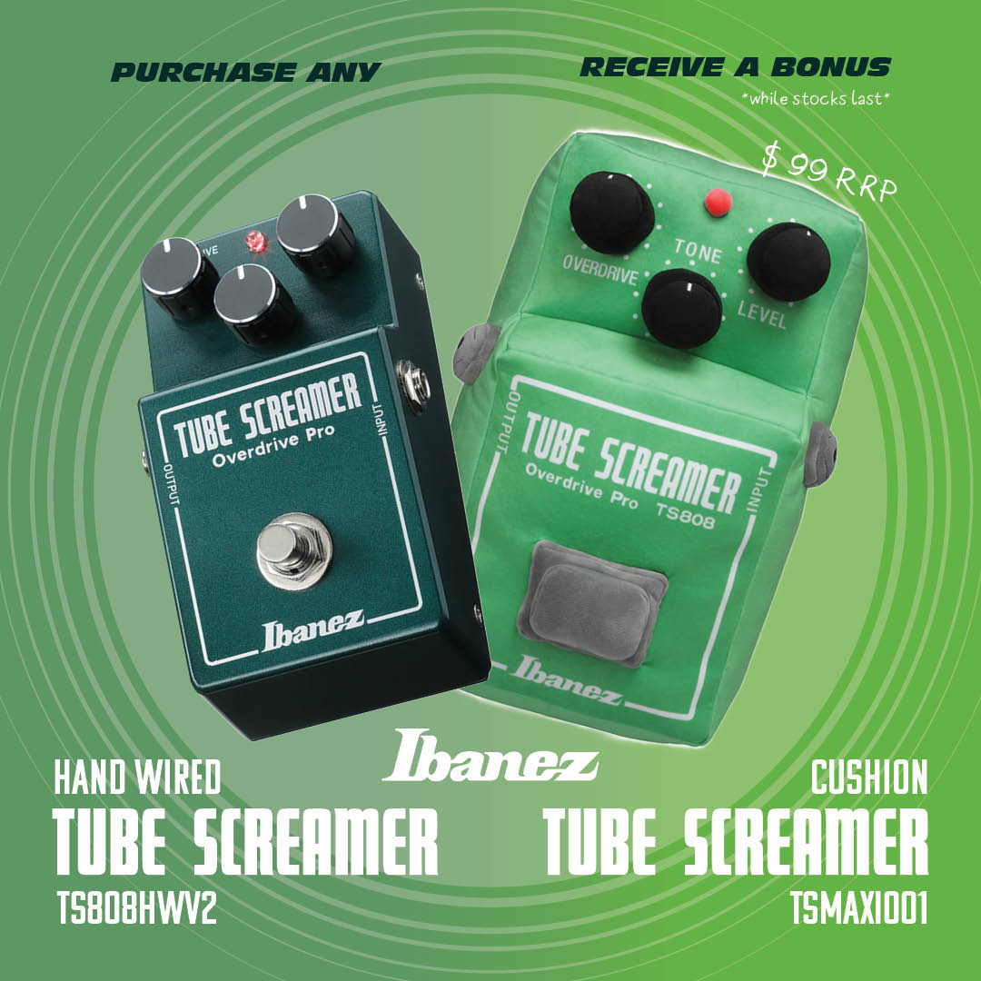 Ibanez TS808HWV2 Tube Screamer with BONUS CUSHION