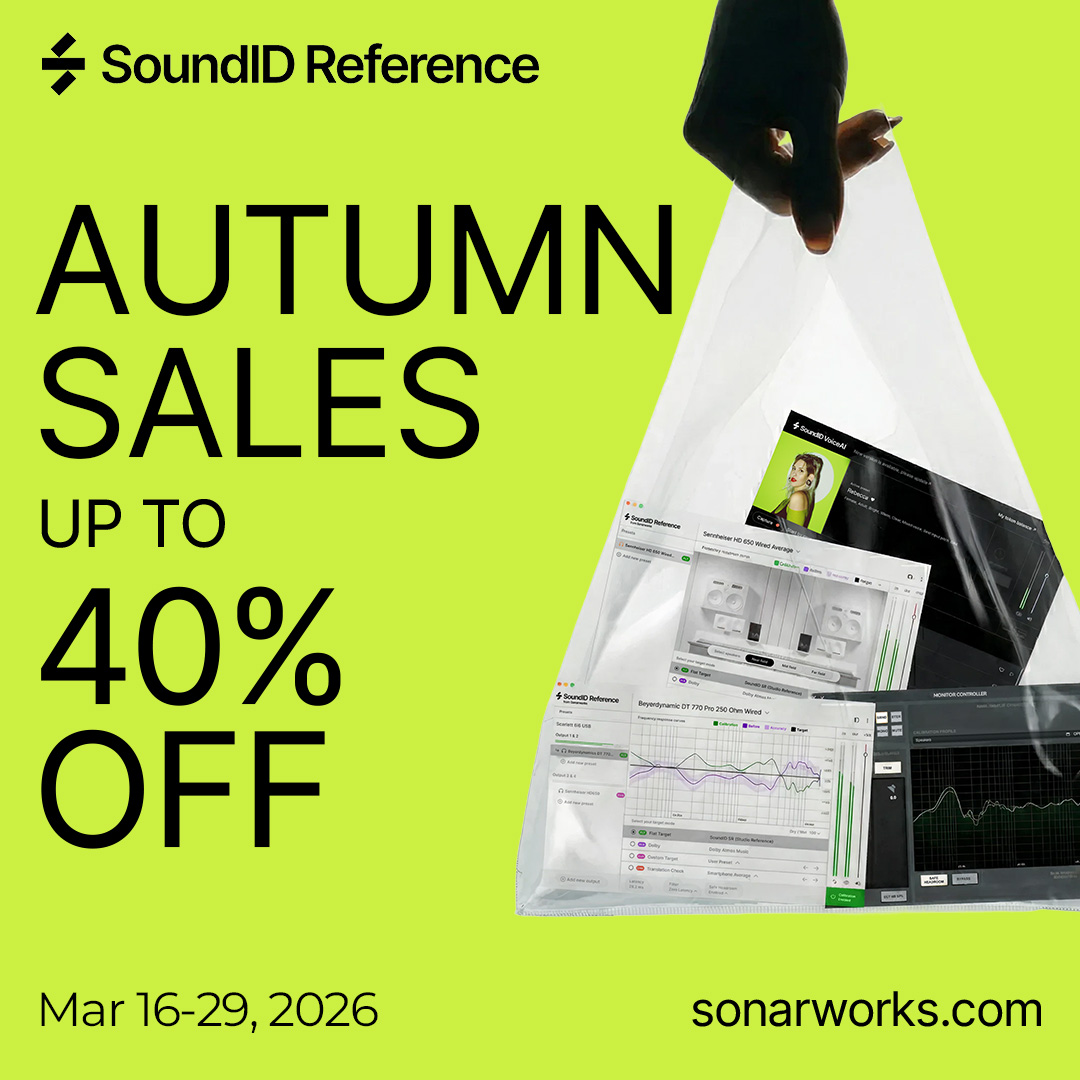 Sonarworks Autumn Sale 2026