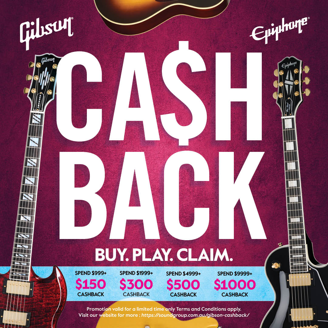 Gibson & Epiphone Cashback Promo 2026