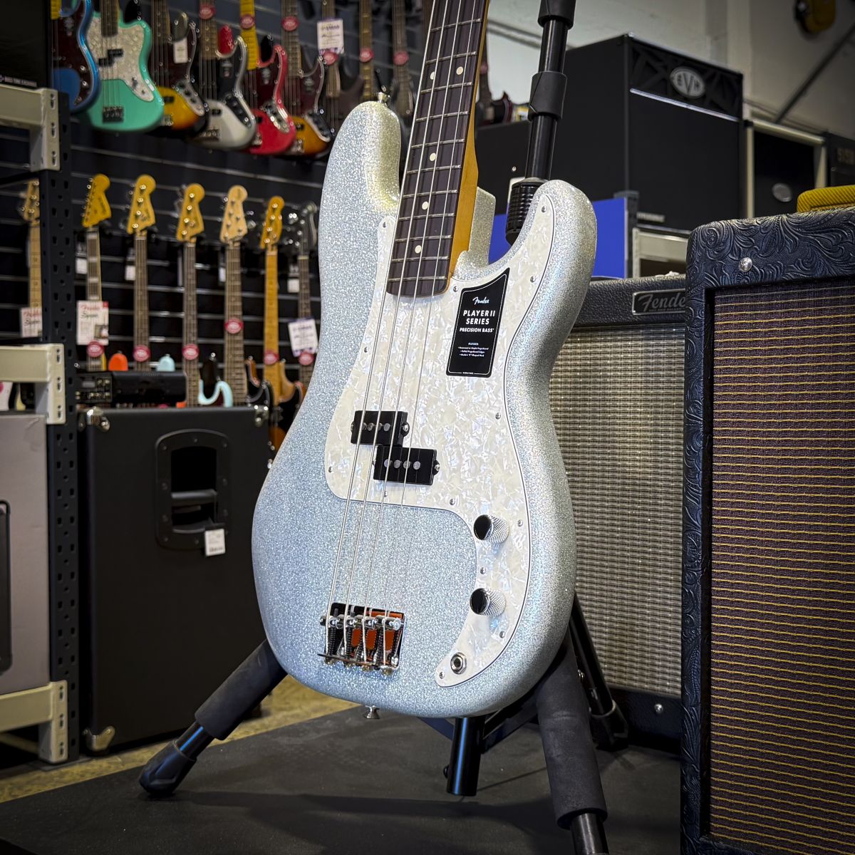Fender 75th Anniversary Player II Precision Bass Diamond Dust Sparkle