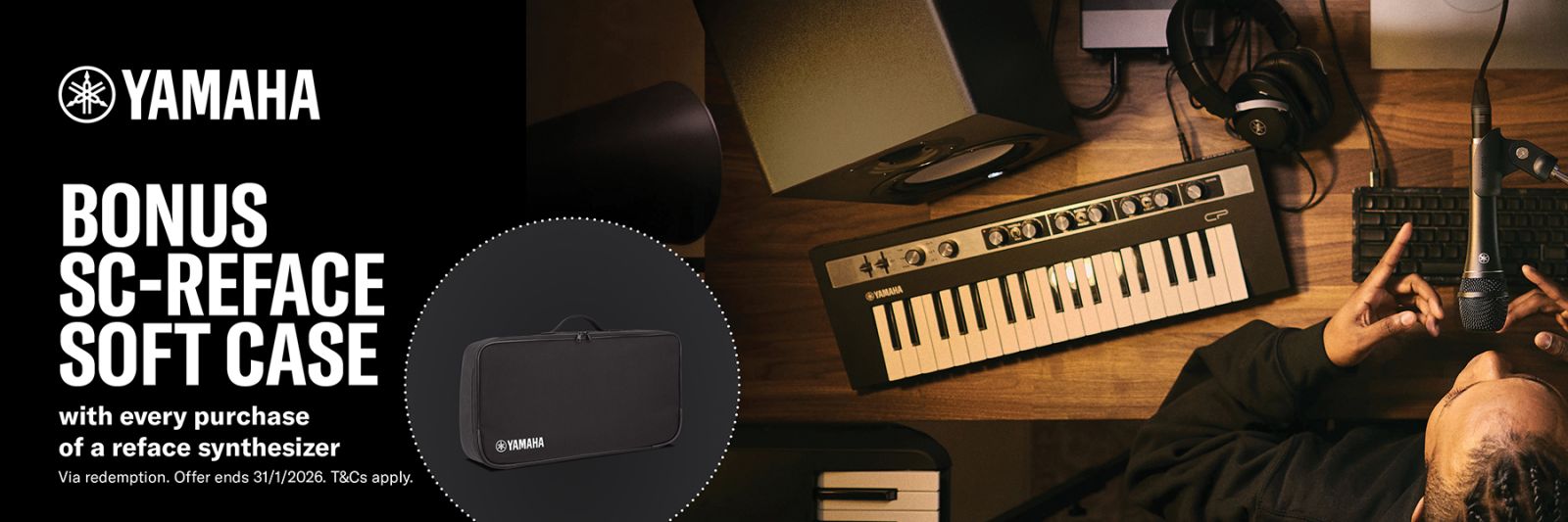 Yamaha Reface Bonus Soft Case Promo