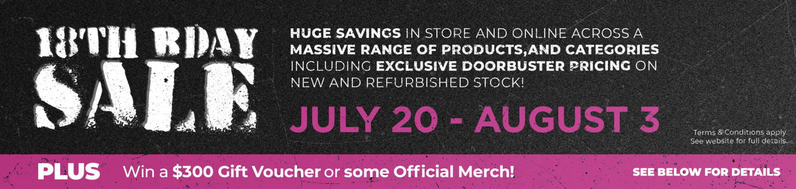Modern Musician 18th Birthday Sale