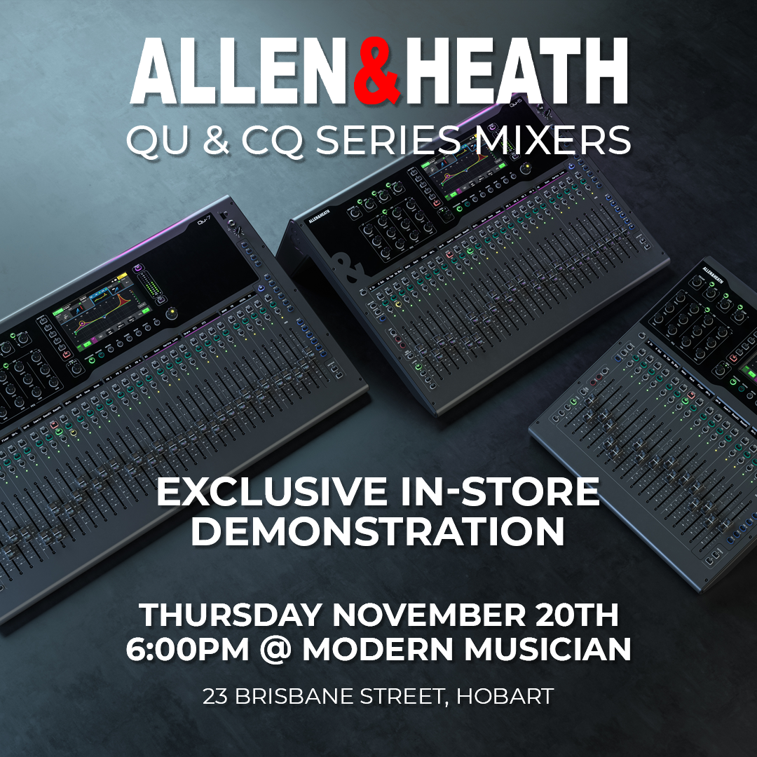 Allen & Heath Qu & CQ Series In-Store Demo