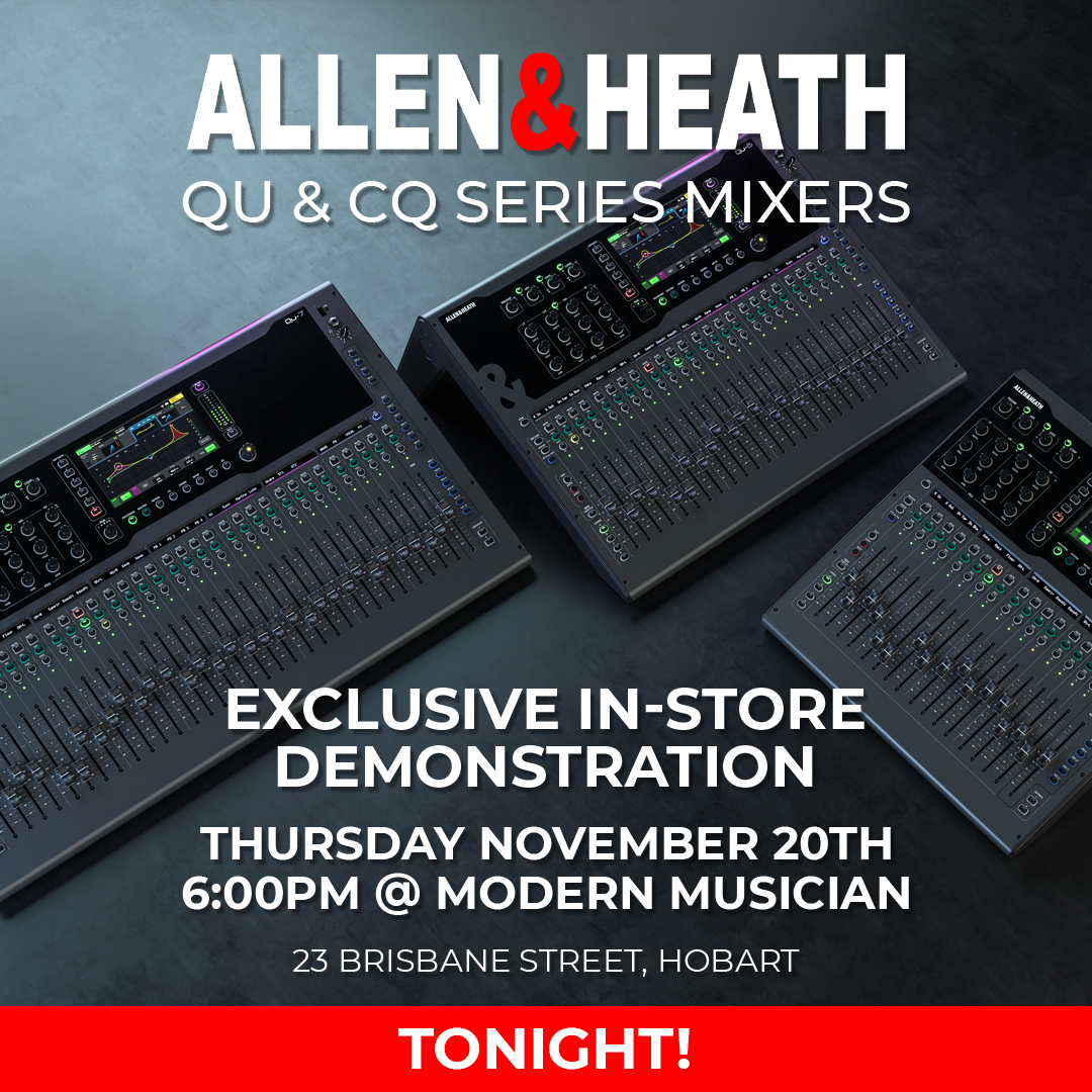 Allen & Heath Qu & CQ Series In-Store Demo - TONIGHT
