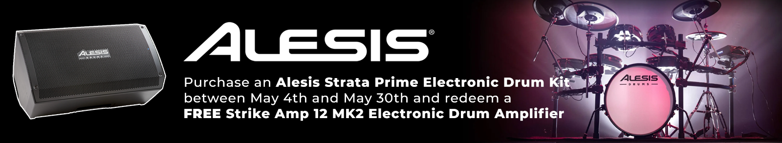 Alesis Strata Prime + FREE Strike Amp 12 MK2 Ampifier