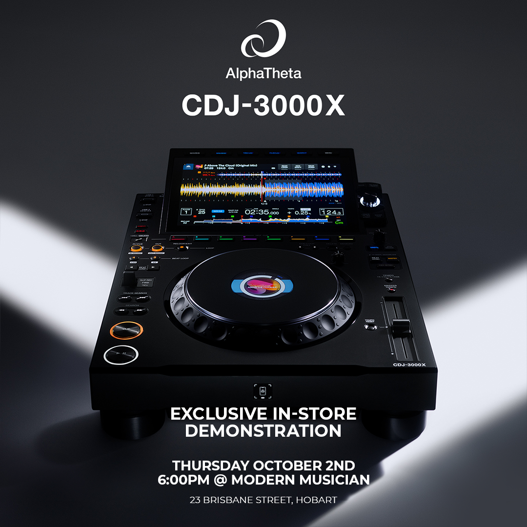 AlphaTheta CDJ-3000X - Hobart In-Store Demo