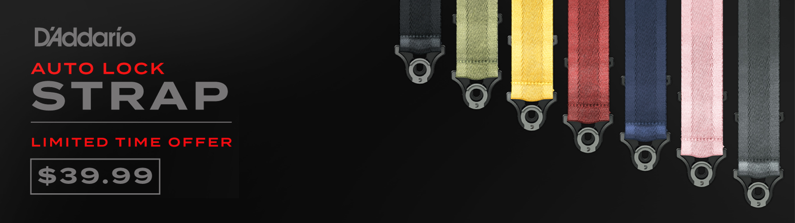 D'Addario Auto Lock Strap Promotion Q4 2025