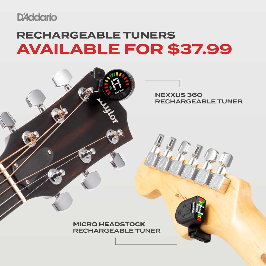 D'Addario Rechargeable Tuners Promotion Q3 2025