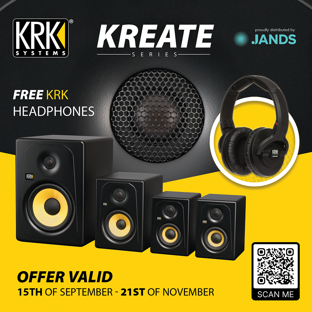 FREE Pair of KRK Headphones with KRK Kreate Series Monitors