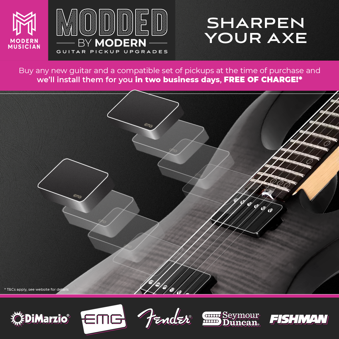 'Modded By Modern' Guitar Pickup Upgrades