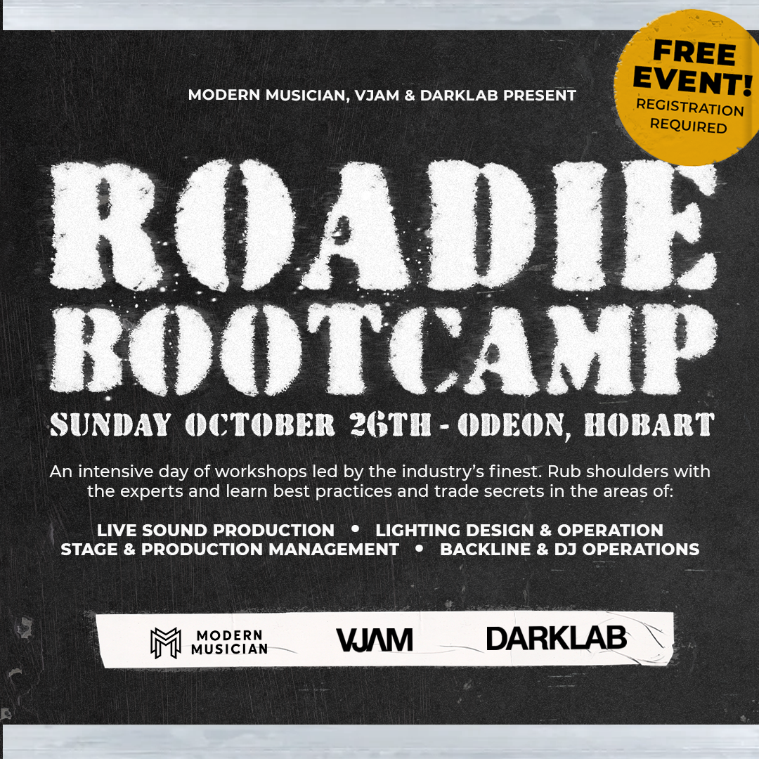 Roadie Bootcamp @ Odeon Hobart