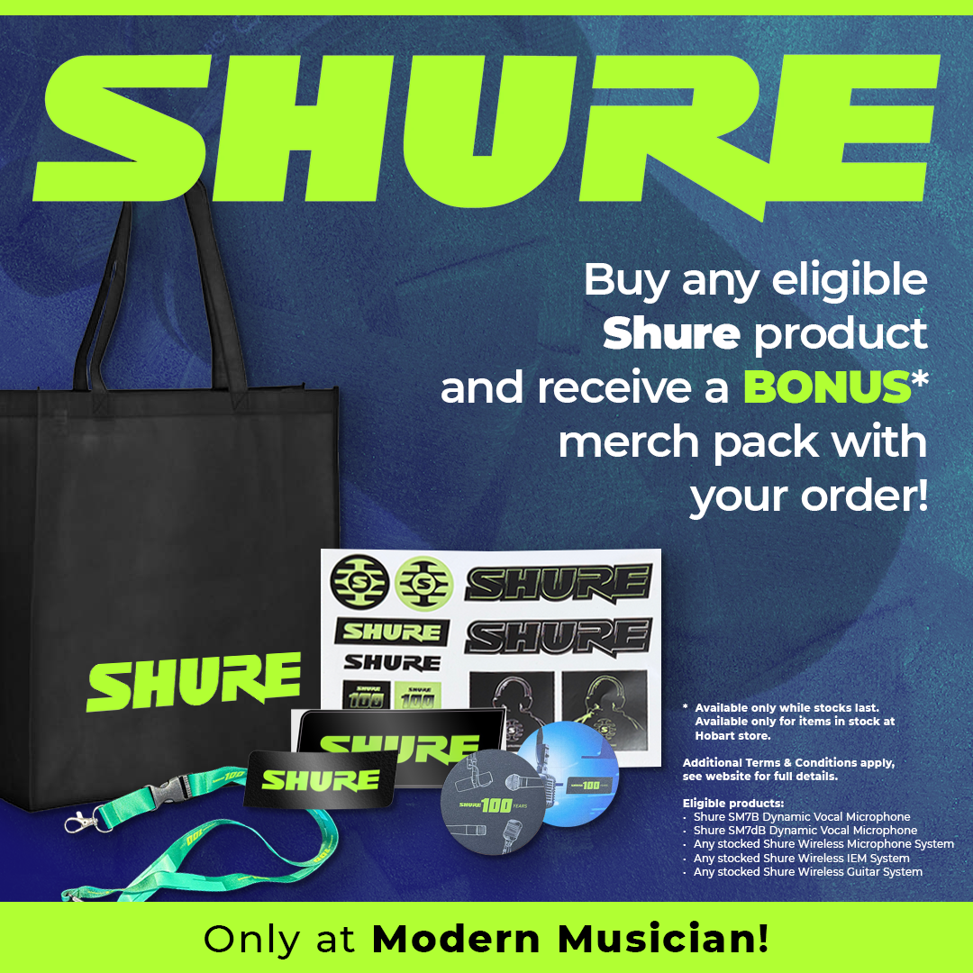 Shure Bonus Merch Pack Promo