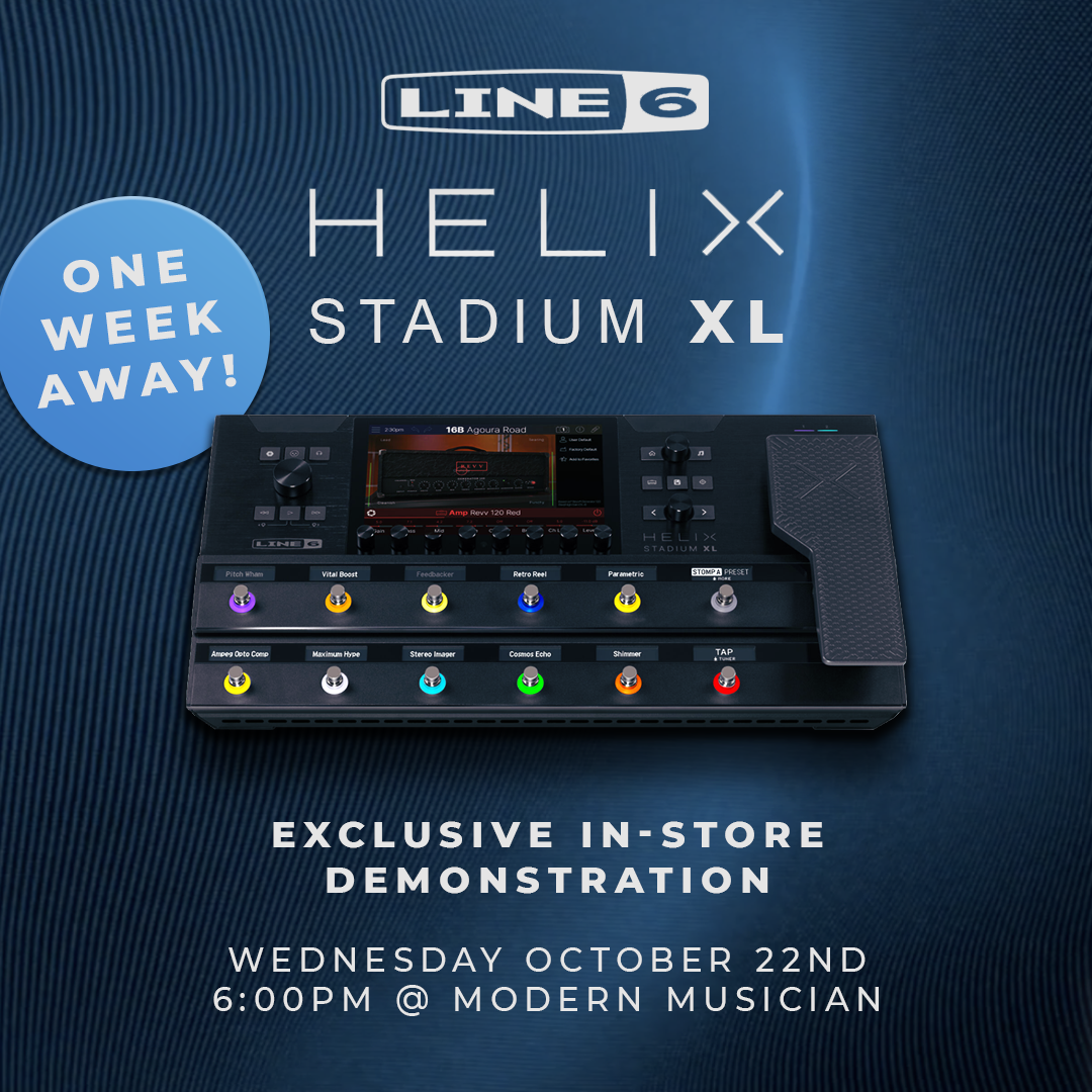 Line 6 Helix Stadium XL - Hobart In-Store Demo - ONE WEEK AWAY!