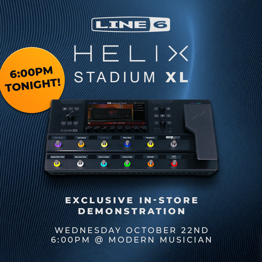 Line 6 Helix Stadium XL - Hobart In-Store Demo - TONIGHT!