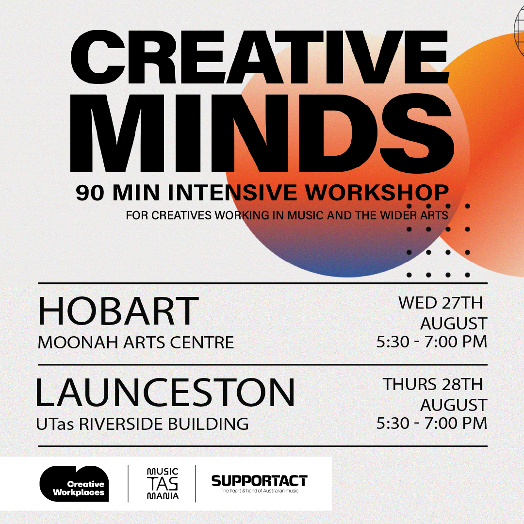 Support Act 'Creative Minds' 90 Minute Intensive Workshop