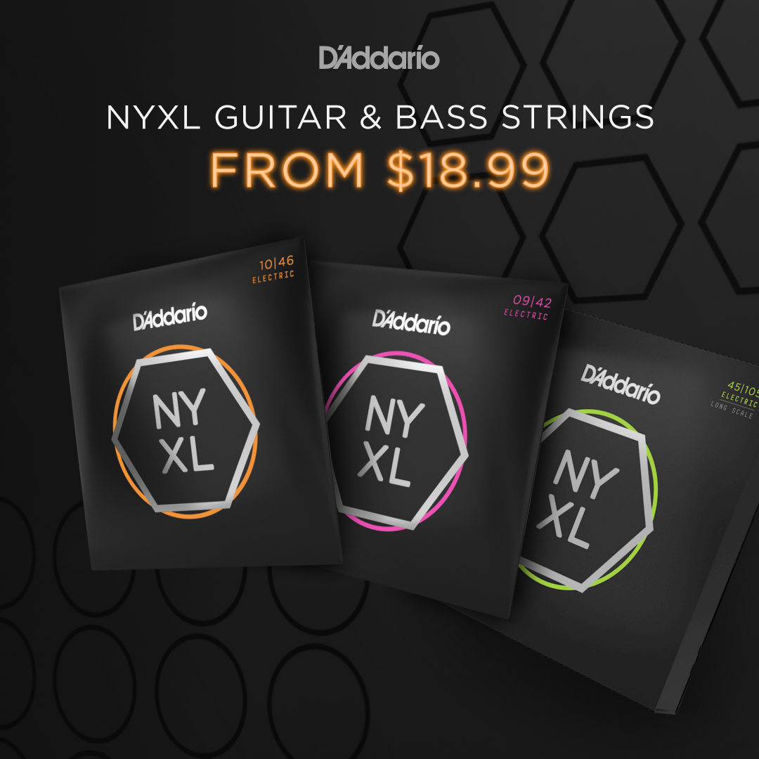 D'Addario NYXL Guitar & Bass String Promotion Q2 2025