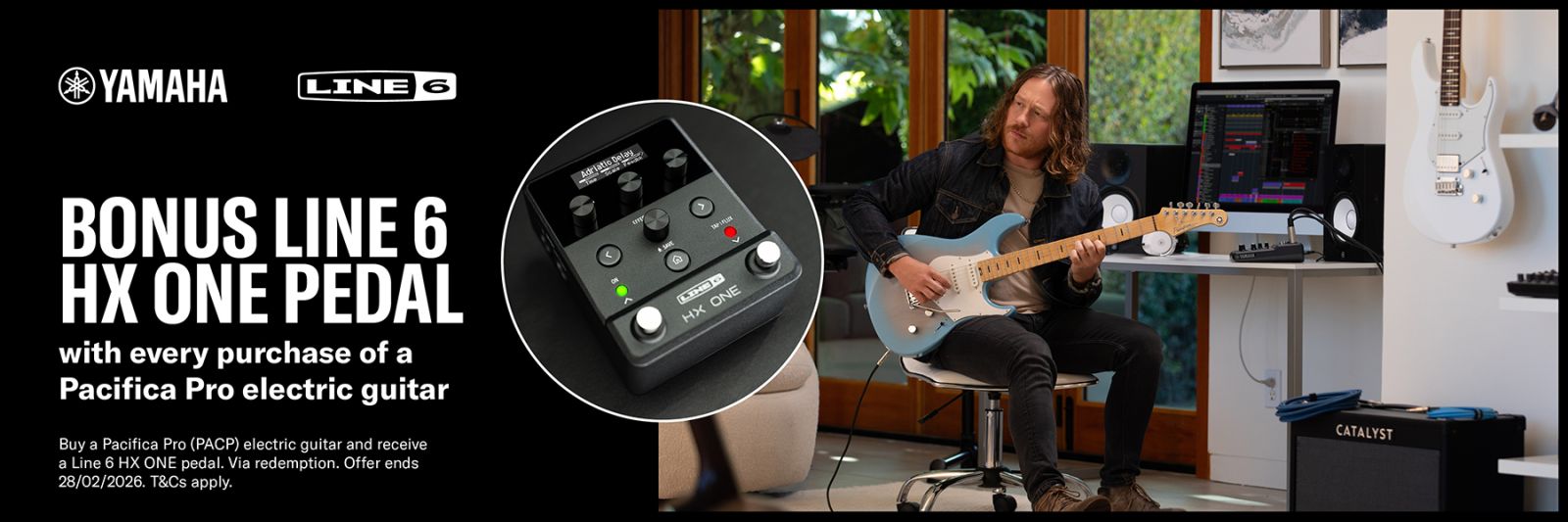 Yamaha Pacifica Professional Bonus Pedal Promo