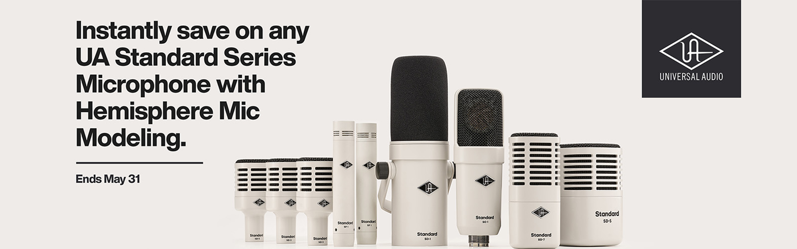 Universal Audio Standard Series Microphone Instant Savings May 2026
