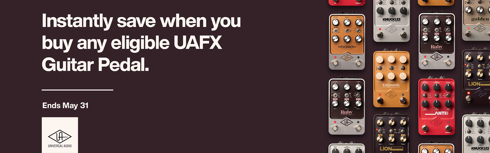 Universal Audio UAFX Instant Savings May 2026