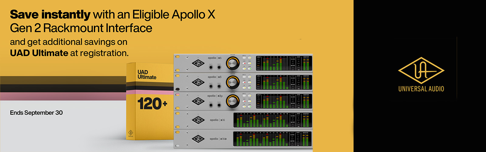 Universal Audio Apollo X Gen 2 Rackmount Instant Savings Q3 2026