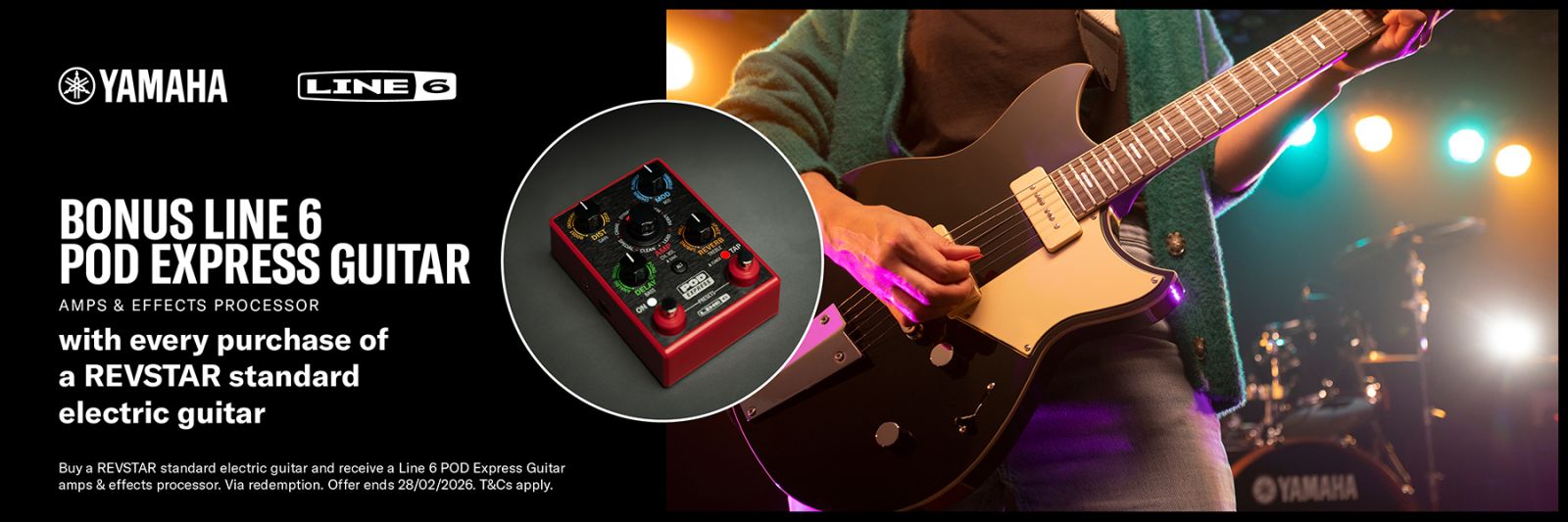 Yamaha Revstar Standard Bonus Pedal Promo