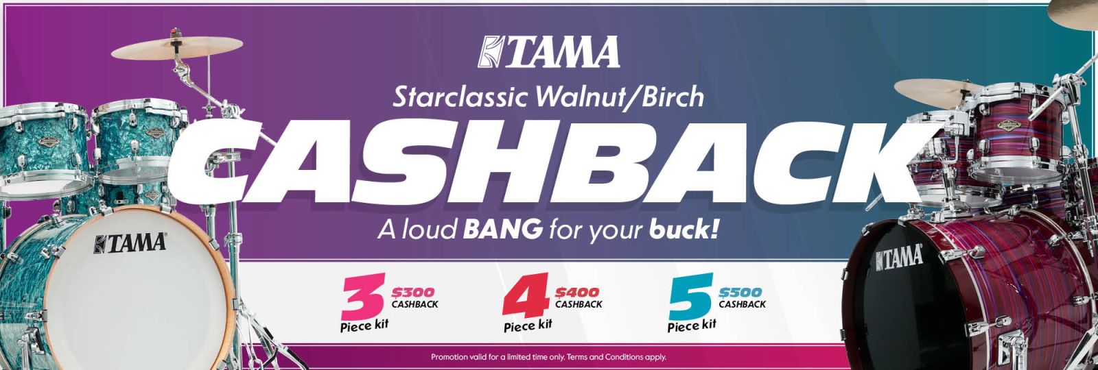 Tama Starclassic Cash Back 2026