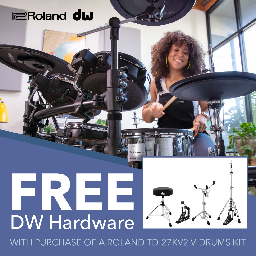 Roland TD-27KV2 V-Drums with FREE DW Hardware