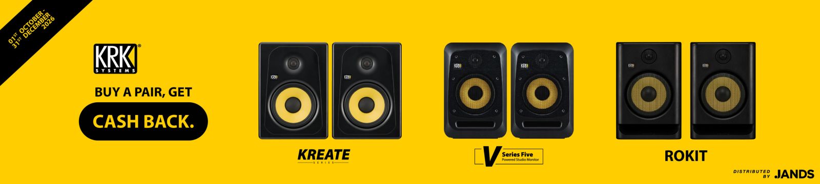 KRK Buy A Pair, Get Cash Back Q4 2026