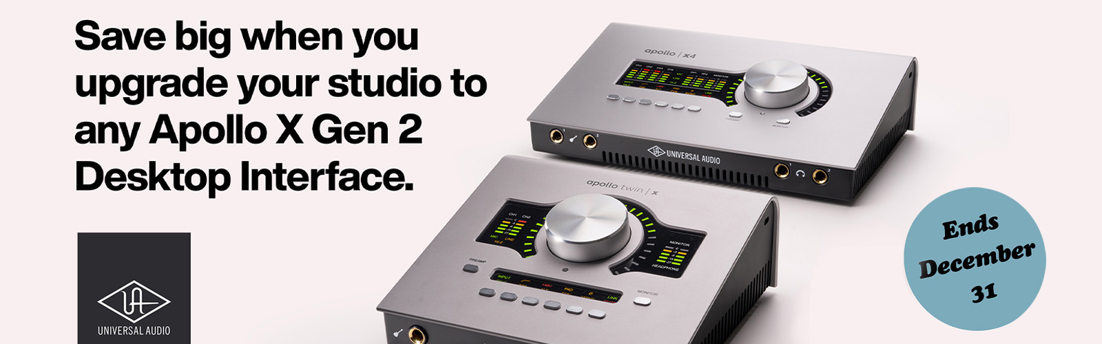 Universal Audio Apollo X Gen 2 Desktop Instant Savings Q4 2025